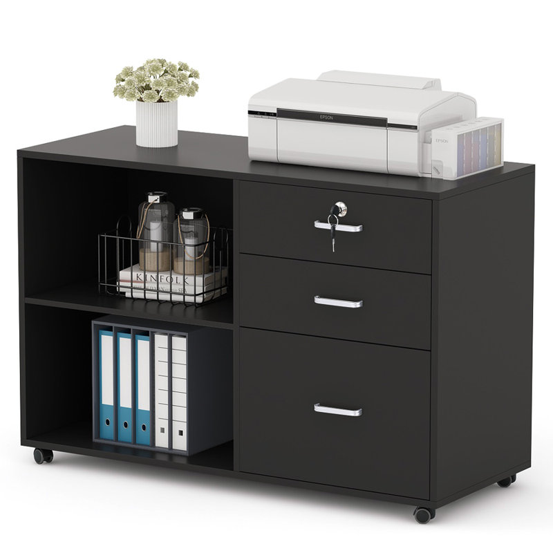 Inbox Zero 3 Drawer Mobile Lateral Filing & Reviews Wayfair